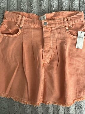 Pilcro Peach Corded Denim Shorts